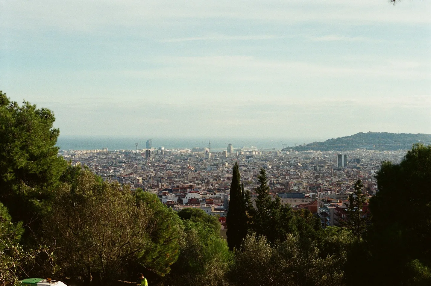 Barcelona skyline and Mediterranean Sea, photographed by Maharram Hasanli